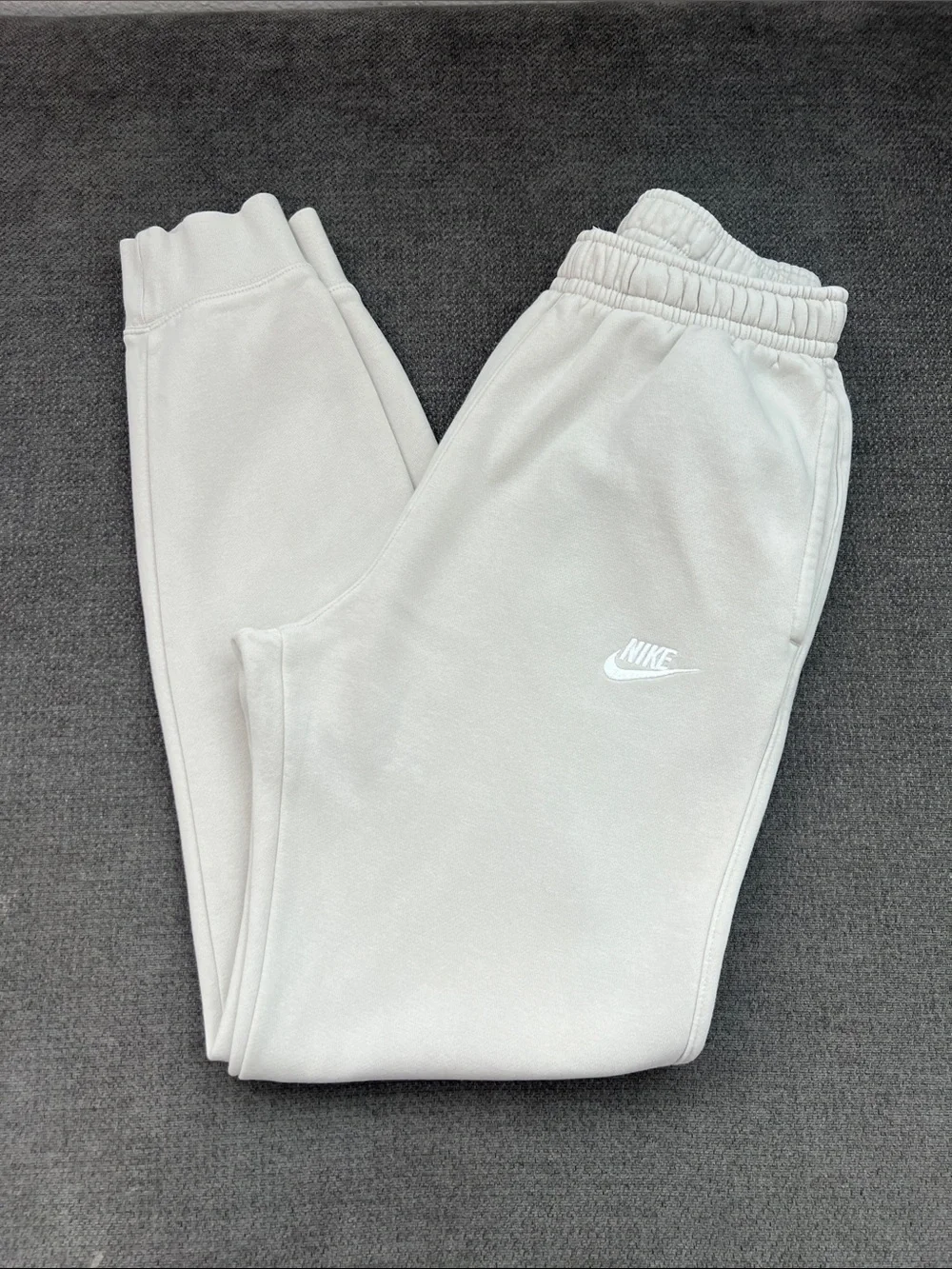 Nike Men's Off-White Sweatpants with Logo